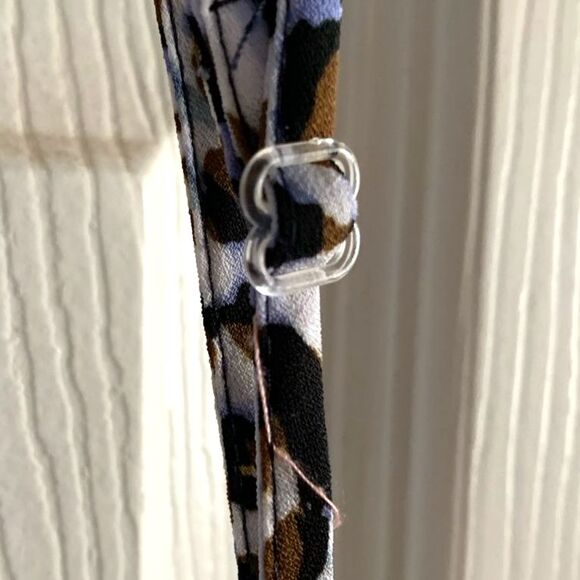 Leopard animal print shell tank size M adjustable spaghetti straps - Picture 7 of 7